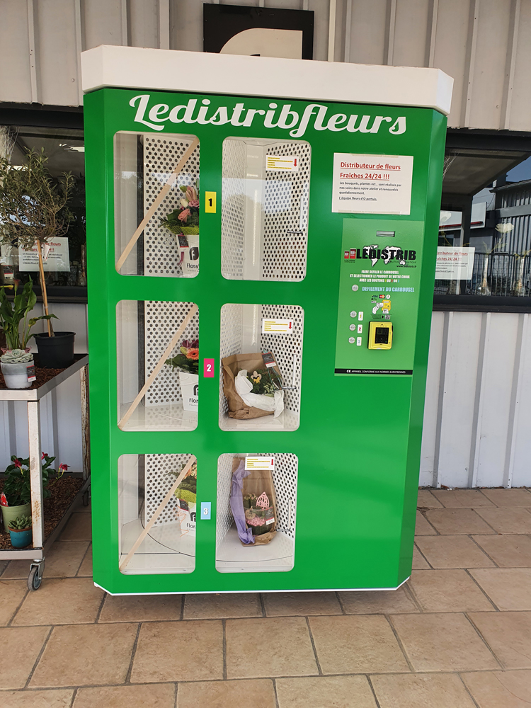 Distributeur automatique de fleurs