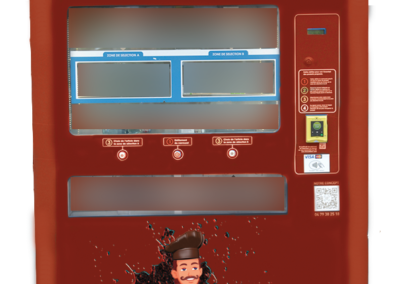 Distributeur automatique de chocolat réfrigéré